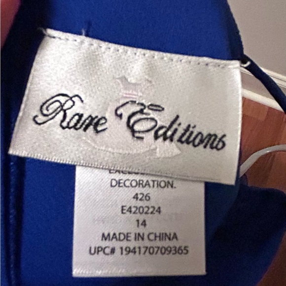 Rare Editions Royal Blue Formal Kids Dress size14 - Picture 7 of 7